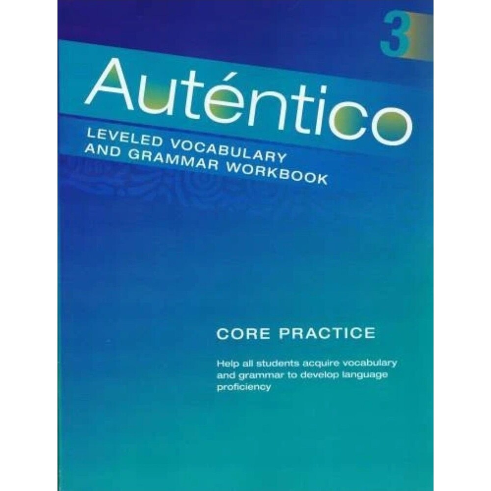 AUTENTICO 2018 LEVELED VOCAB AND GRAMMAR WORKBOOK LEVEL 3 - Paperback - GOOD